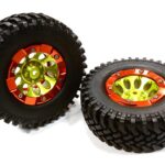10H Composite 1.9 Wheel w/ Alloy Ring & Tire (2) for Scale Crawler (O.D.=97mm)