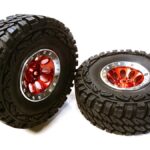 10H Composite 1.9 Wheel w/ Alloy Ring & Tire (2) for Scale Crawler (O.D.=113mm)