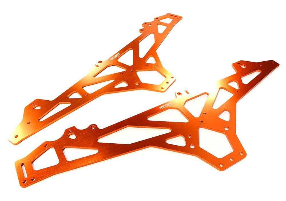 C26394ORANGE Billet Machined Main Chassis for HPI 1/10 Scale Crawler King - Image 1
