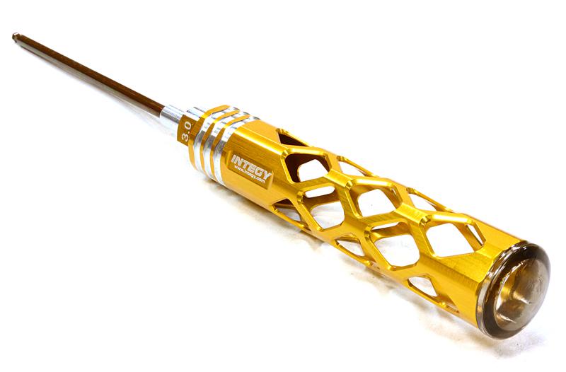 C26480 Billet Machined Competition Tool 3mm Allen Hex Ball Type Wrench for R/C Hobby - Image 1