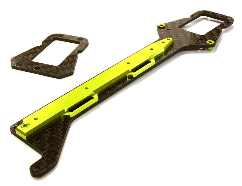 C26499GREEN Machined Composite Chassis Upper Plate for Traxxas LaTrax SST 1/18 Truck - Image 1