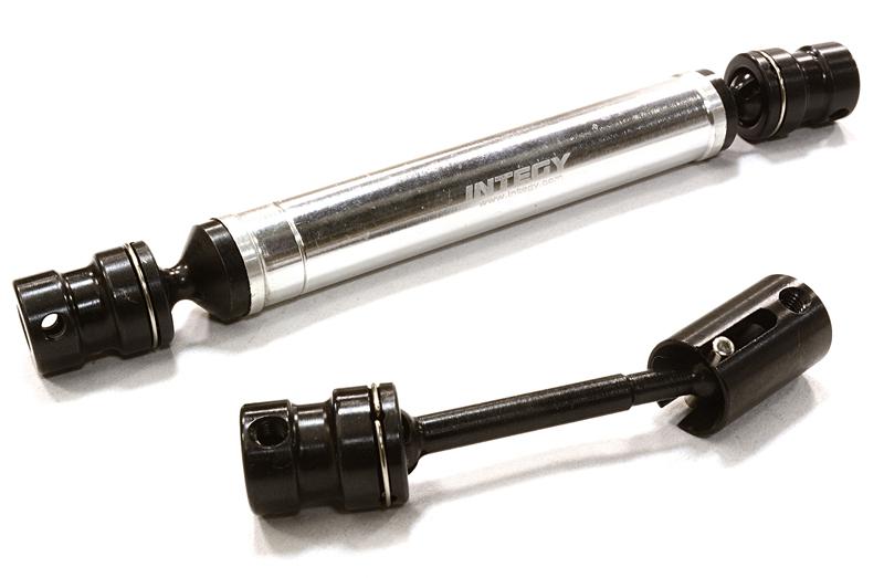 C26502SILVER Billet Machined Center Drive Shafts for Vaterra Twin Hammers 1.9 Rock Racer - Image 1