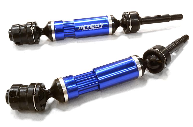 C26506BLUE Dual Joint Telescopic Rear Drive Shafts for Traxxas 1/10 Bandit - Image 1