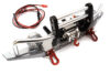 Machined Front Bumper w/ Winch & LED (2) for SCX-10 Dingo & Honcho 43mm Mount