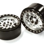 Billet Machined 12 Spoke Off-Road 2.2 Size Wheel (2) for 1/10 Rock Crawler