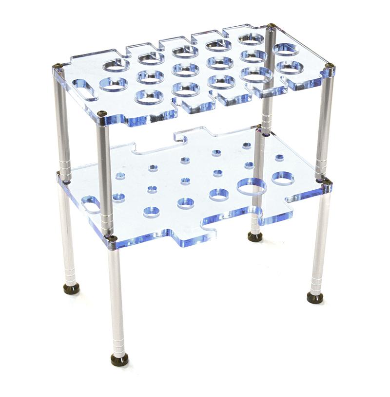 C26598SILVER Pro Edition Deluxe Machined Universal Shock & Tool Stand Kit - Image 1