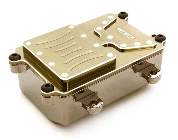 C26603GUN Realistic Metal Receiver Box for Axial 1/10 SCX-10 Scale Crawler Truck - Image 1