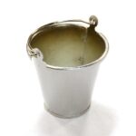 Realistic 1/10 Scale 33x31mm Size Metal Bucket for Off-Road Crawling