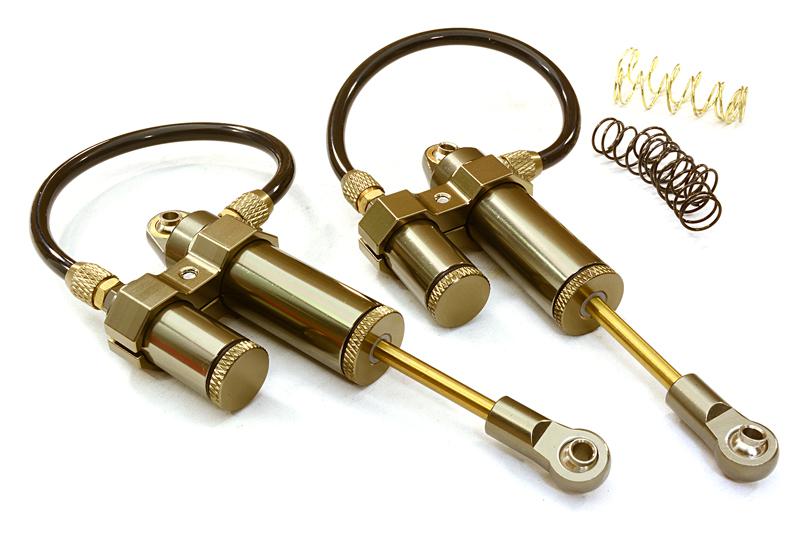 C26650GUN 90mm Piggyback Shock(2) w/ Internal Spring for Axial SCX-10, SCX10 II, SCX10 III - Image 1