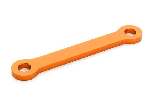 C26734ORANGE Billet Machined Front Arm Brace for HPI 1/10 Jumpshot MT, SC & ST - Image 1