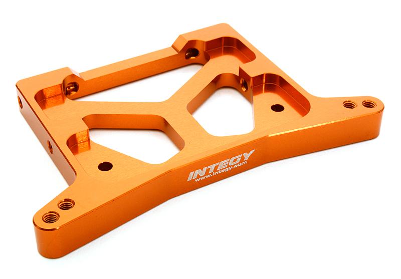 C26745ORANGE Billet Machined Rear Shock Tower for HPI 1/10 Jumpshot MT, SC & ST - Image 1