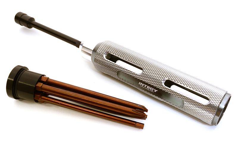 C26757GUN QuickPit 8pcs Set, 7.0 Socket Hex, Allen (1.5 2.0 2.5 3.0), Flat & Phillips - Image 1