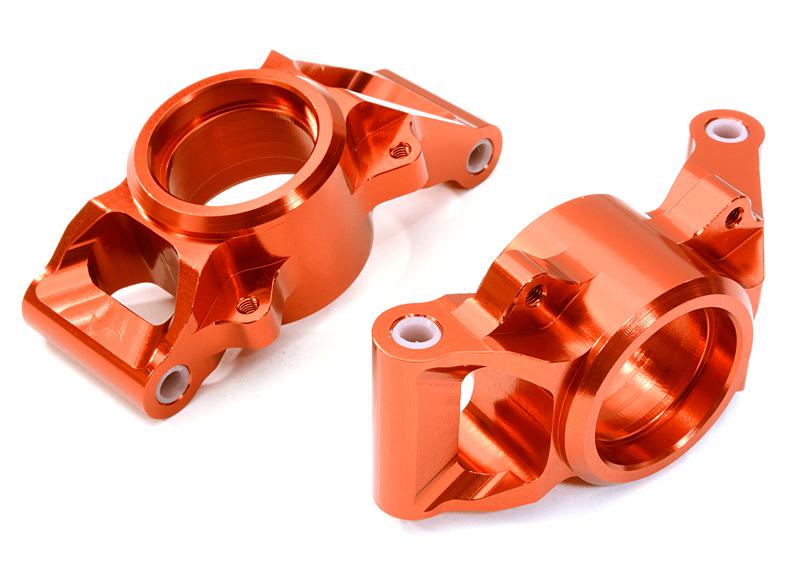 C26839RED Machined Rear Hub Carriers for Traxxas X-Maxx 4X4 Req. 20x27x4mm Bearings 7752 - Image 1