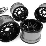 Machined 6 Spoke 2.2 6-Bolt Type Wheels for 1/10 Scale Rock Crawler W=43mm