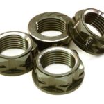 Billet Machined Serrated 23mm Hex Wheel Nut(4) for 1/10 & 1/8 Size Monster Truck