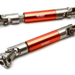 Billet Machined Stainless Steel Center Drive Shafts for Axial 1/10 SCX-10