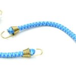 1/10 Model Scale 4x100mm Bungee Elastic Cord Strap w/ Hooks for Off-Road Crawler