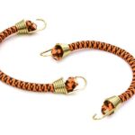 1/10 Model Scale 4x100mm Bungee Elastic Cord Strap w/ Hooks for Off-Road Crawler