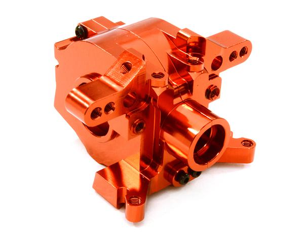C26954RED Billet Front Center Gearbox Bulkhead for Vaterra Twin Hammers 1.9 Rock Racer - Image 1