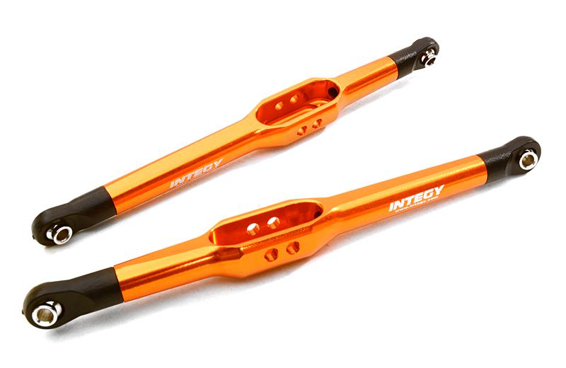 C26955ORANGE Machined Rear Lower Suspension Link Track Rods for Vaterra Twin Hammers 1.9 - Image 1
