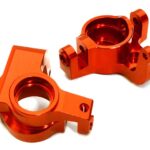 Billet Machined Alloy Front Hub Steering Blocks for Axial Yeti XL