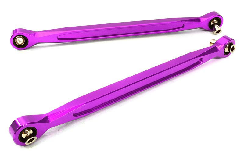 C27047PURPLE Billet Machined Steering Links for Traxxas X-Maxx 4X4 7748 - Image 1