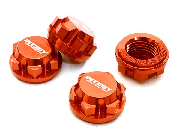 C27073RED Billet Machined 17mm Hex Wheel Nuts (4) for Traxxas X-Maxx 4X4 7758 - Image 1