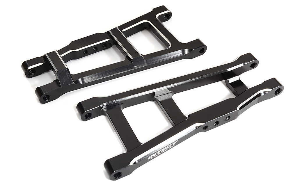 C27080BLACK Billet Machined Rear Lower Arms for Traxxas 1/10 Rustler 2WD, Stampede 2WD 3655X - Image 1