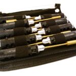 Professional 9pcs Nut Driver Set w/ 22mm Size Handle & Tool Carrying Bag