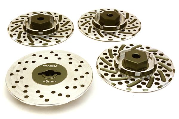 C27170GUN Alloy 44mm Brake Disc 12mm Hex +3 Offset for 1/10 Size RC Drift - Image 1