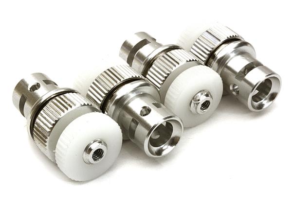 C27175SILVER Magnetic Force Type Body Mounts for SCX-10 & SCX10 II w/ 5.75mm Posts - Image 1