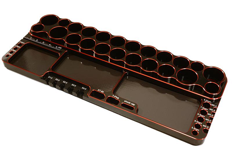 C27178RED Universal Workbench Organizer 250x98x19mm Workstation Tray - Image 1