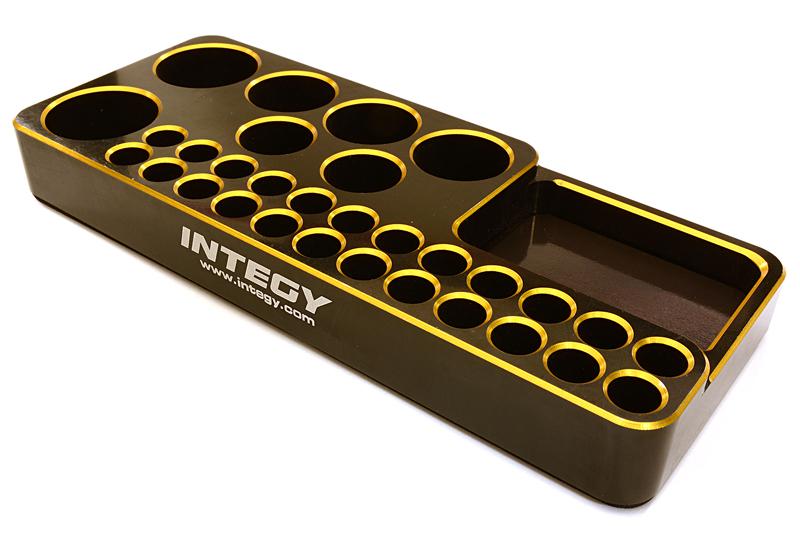 C27179GOLD Universal Workbench Organizer 142x58x18mm Workstation Tray - Image 1