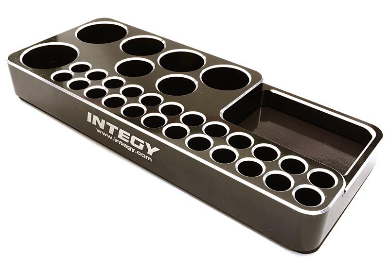 C27179SILVER Universal Workbench Organizer 142x58x18mm Workstation Tray - Image 1