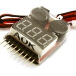 AOK 5in1 1-8S LiPo Voltage & Temperature Checker + Warning Buzzer