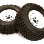 Realistic Spoke Off-Road 1.9 Size Wheel & All Terrain Tire (2) (O.D.=100mm)