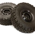 Realistic Spoke Off-Road 1.9 Size Wheel & All Terrain Tire (2) (O.D.=118mm)