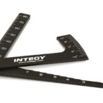 Aluminum Alloy Ruler, Ride Height 1.5-to-7mm & Camber Gauge for 1/10 Drift & TC