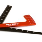 Aluminum Alloy Ruler, Ride Height 1.5-to-7mm & Camber Gauge for 1/10 Drift & TC