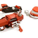 Billet Machined T8 Realistic Mega Winch w/ Remote for Scale Crawler 1/10 Size