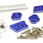 Billet Machined Adjustable Shock Mount Plate (4) for Axial 1/10 SCX10 II