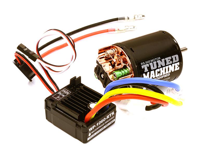C27379 Scale Off-Road Edition Waterproof WP-1060 ESC & 45T Drive Motor 540 Size - Image 1