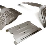 Stainless Steel (Coated) Skid Plate Kit for Traxxas 1/10 E-Revo (-2017) & Summit