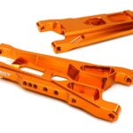 Machined Alloy Rear Arms for Stampede, Rustler 2WD, Slash 4X4 & Bigfoot 6834