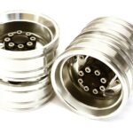 Machined Alloy T8 Rear Dually Wheel Set for Tamiya 1/14 Scale Tractor Trucks