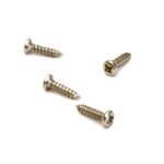 Metal Round Phillips Head Wood Screw (4) M2x8mm