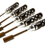 Precision Tool (5) Nut Driver Set 5.5, 7mm & 5/16 11/32 1/4 Size