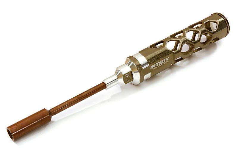 C27851GREY Precision 7mm Nut Driver with 100mm Shank in Grey for Mechanical Use - Image 1