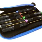 7-Piece Allen Hex Wrench Set with 20mm Handle and Carrying Case