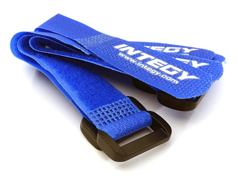 C27934BLUE 20x150mm Battery Strap (4) for RC Car, Boat, Helicopter & Airplane - Image 1